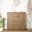 Sideboard With Drawers 100.5X35x98.5 Cm Engineered Wood-795893126