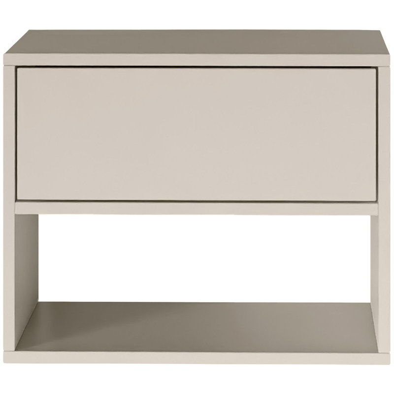 50cm W Manufactured Wood Bedside Table