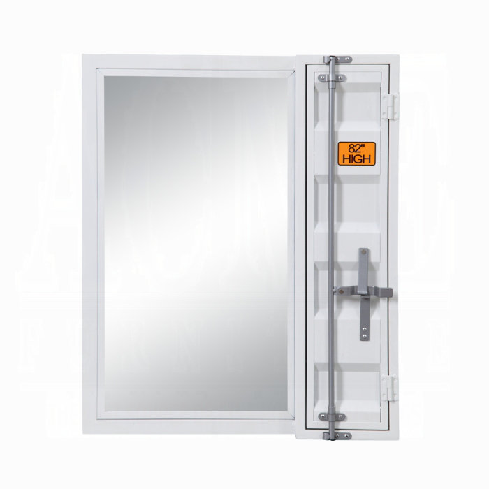 Cargo Vanity Mirror, White
