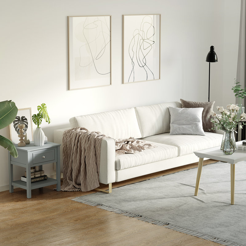 Nabil Side Table with Storage