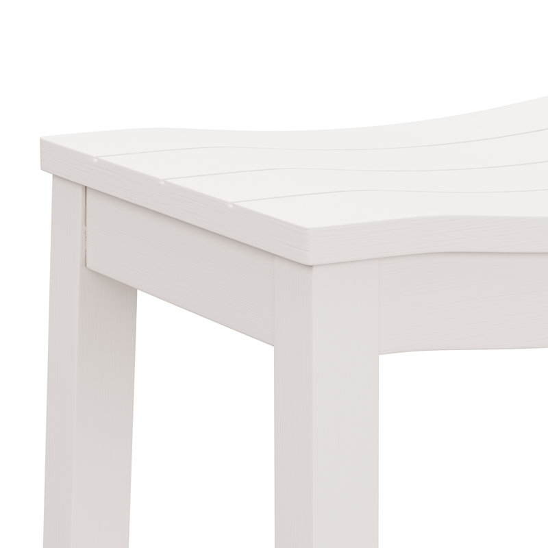 Tabouret Katwa Felton, Blanc, Tabouret de bar (siège d'une hauteur de 30 po)