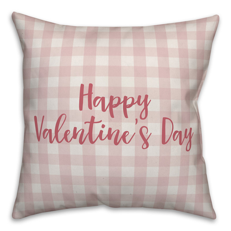  Coussin Happy Happy's Day, Coussin décoratif, Rose