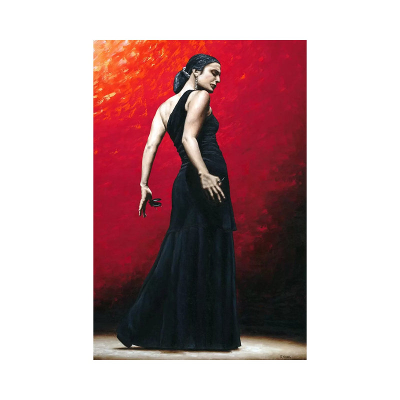 Flamenco Arrogancia - Wrapped Canvas Print, 66.04 cm H x 45.72 cm W