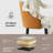 28.7" Seat Height Upholstered Modern Bar Stool With Back And Metal Legs For Kitchen, PU Leather Bar Height Bar Stools Set Of 2-1321657069