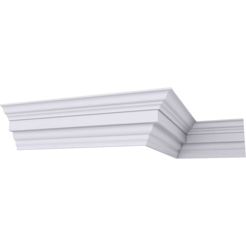 Moulure à couronne lisse Alexa H 6 1/4 po x P 4 3/4 po x F 7 7/8 po x L 94 1/2 po