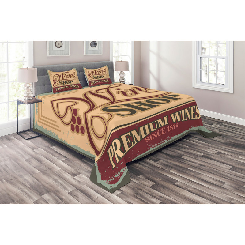Farmhouse / Country Polyester Coverlet