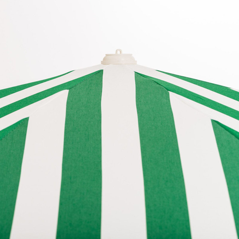 Amalfi Umbrella, Green/White 