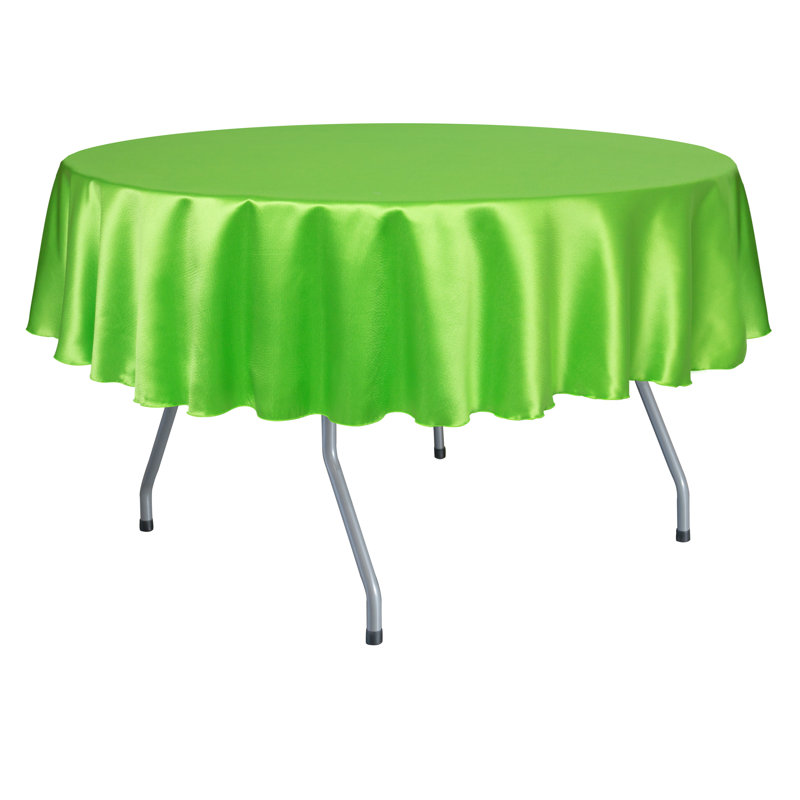 Ultimate Textile -40 Pack- Herringbone - Fandango 72-Inch Round Tablecloth, Lime Green