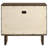 Hemlock Warm Brown 2-Drawer Nightstand Bedside Table