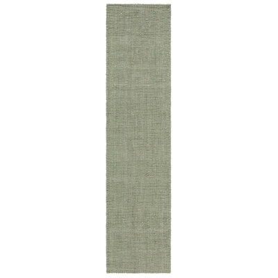Calidia Natural Fiber Hand Woven Jute Solid Color Rug