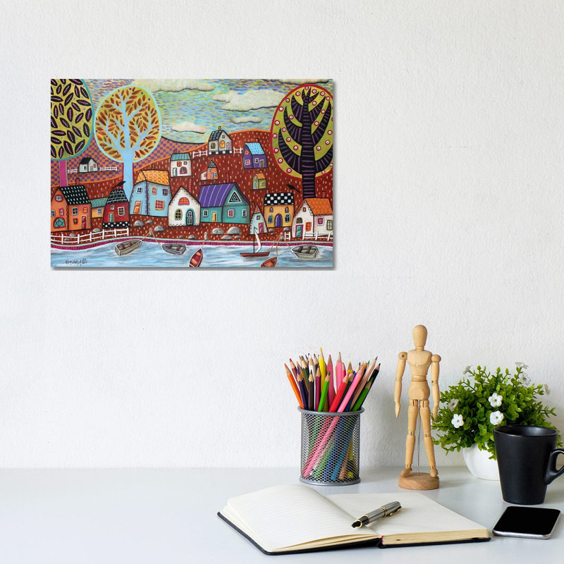 Shoreline 1 by Karla Gerard - Wrapped Canvas Gallery-Wrapped Canvas Giclée, 20.32cm H x 20.32cm W