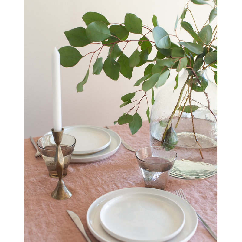 S/2 Low Diamond Candlestand - Brass finsih, 7.5, Gold