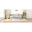 Lit de jour simple avec lit gigogne et garde-corps gris - Améliorez votre chambre à coucher-1105995184-1105995185
