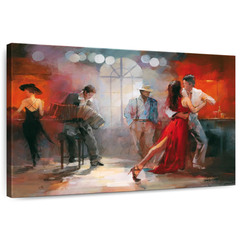 Enn Textured Ballet Dancer II, 16" H x 24" W