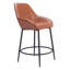 Ensemble de 2 tabourets de comptoir Rosabel