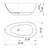 artificial stone solid surface freestanding bathroom bathtub
