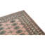 Tapis rouge / noir en laine noué à la main de conception unique 4 pi x 6 pi 2 po
