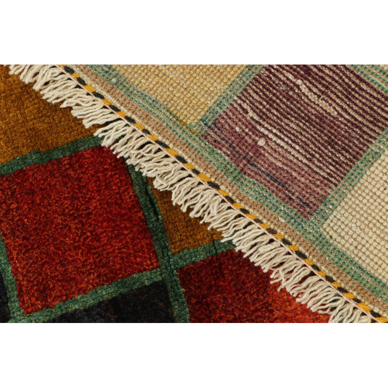 One-of-a-Kind Hand Knotted Area Rug, Rectangle 2'8" x 4'6"