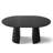46"-83" Modern Extendable Dining Table Set With Upholstered Chairs, Round To Oval Pedestal Dining Set For 4–8 People-1018997833-1018997834