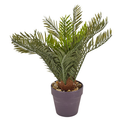 30cm Faux Palm Tree in Pot