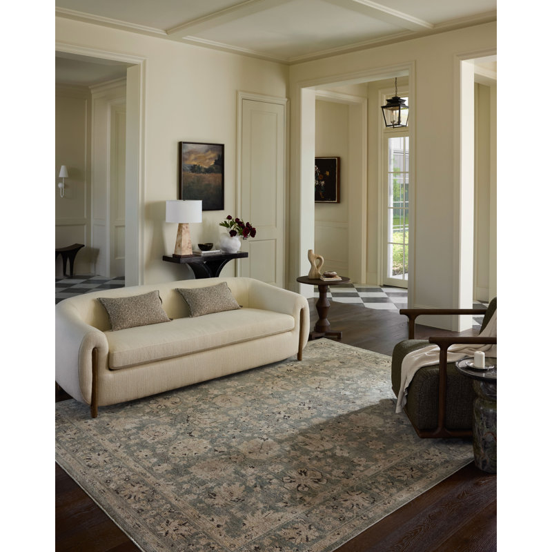 Loloi Soraya Fog / Sand Traditional Area Rug, Rectangle 11'6" x 14'6"