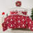 Greenland Home Fashions Peppermint Party 2-Piece Twin Size Red Coverlet Set, 68x88 Inch-106871645-100247442