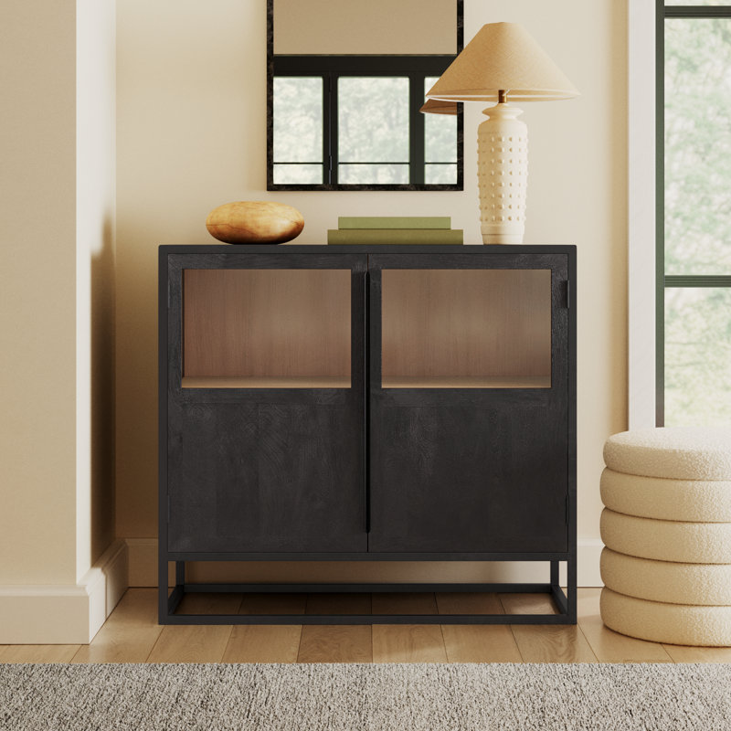 Clementine Accent Cabinet, Black