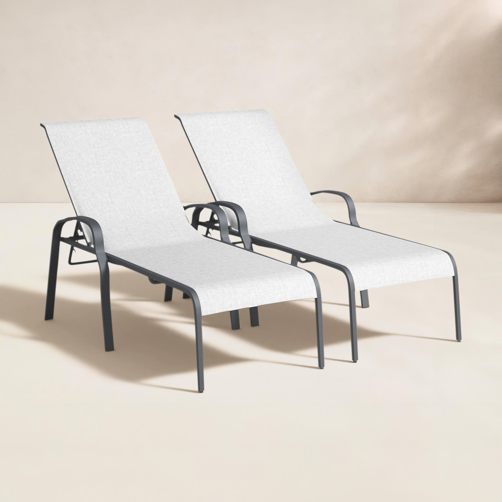 29.13 " Patio Chaise Lounge Set