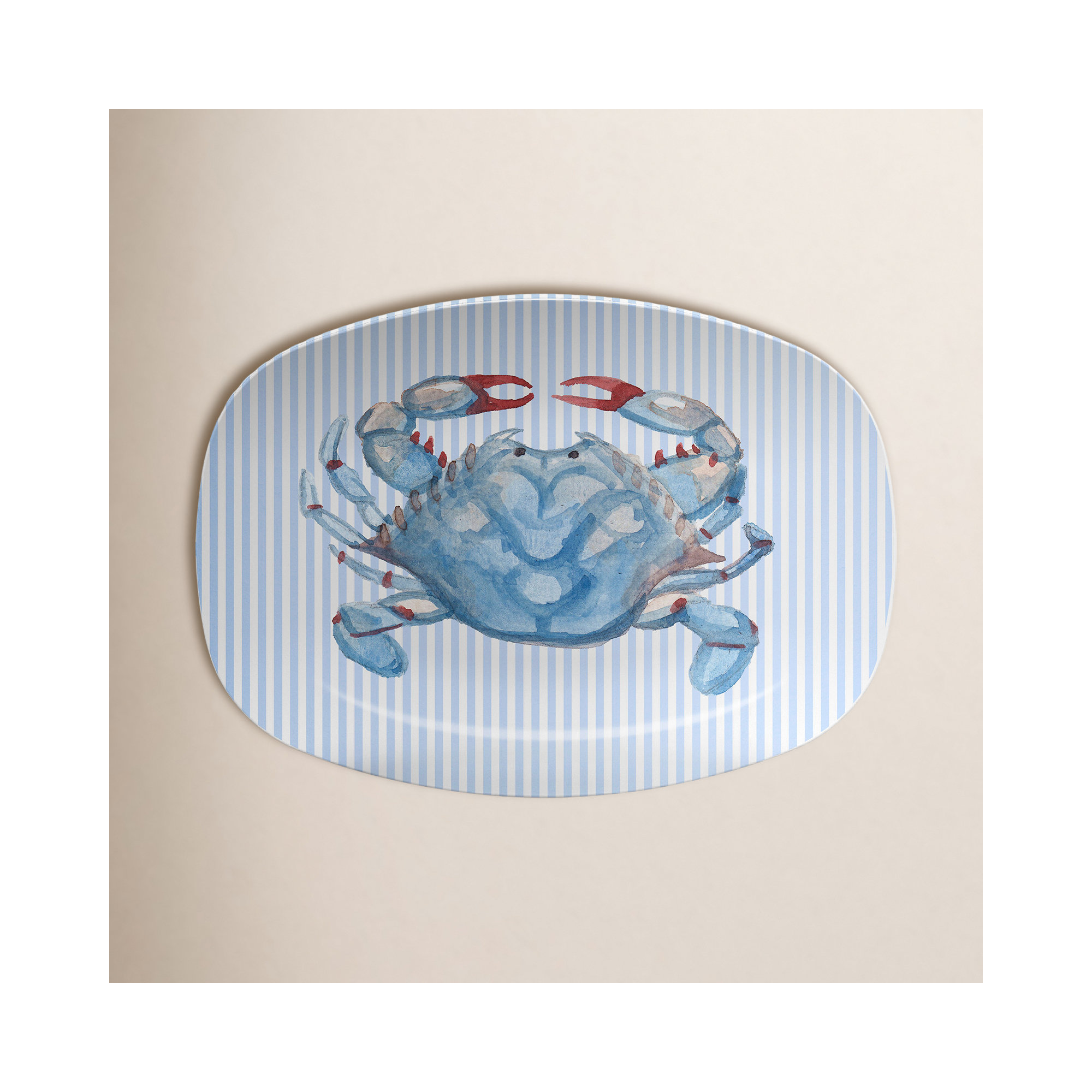 Mariposa Blue Crabby Platter