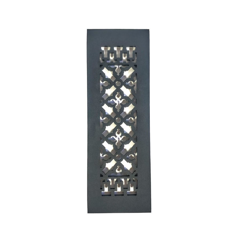 14" x 4" Grille, Floor opening (w/o holes and screws)