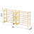 Toy Storage Organizer with 3 Shelves & 24 Bins, Kids Bookshelf Bookcase, Toy Bin Shelf for Playroom & Bedroom Organization & Decor-124168431