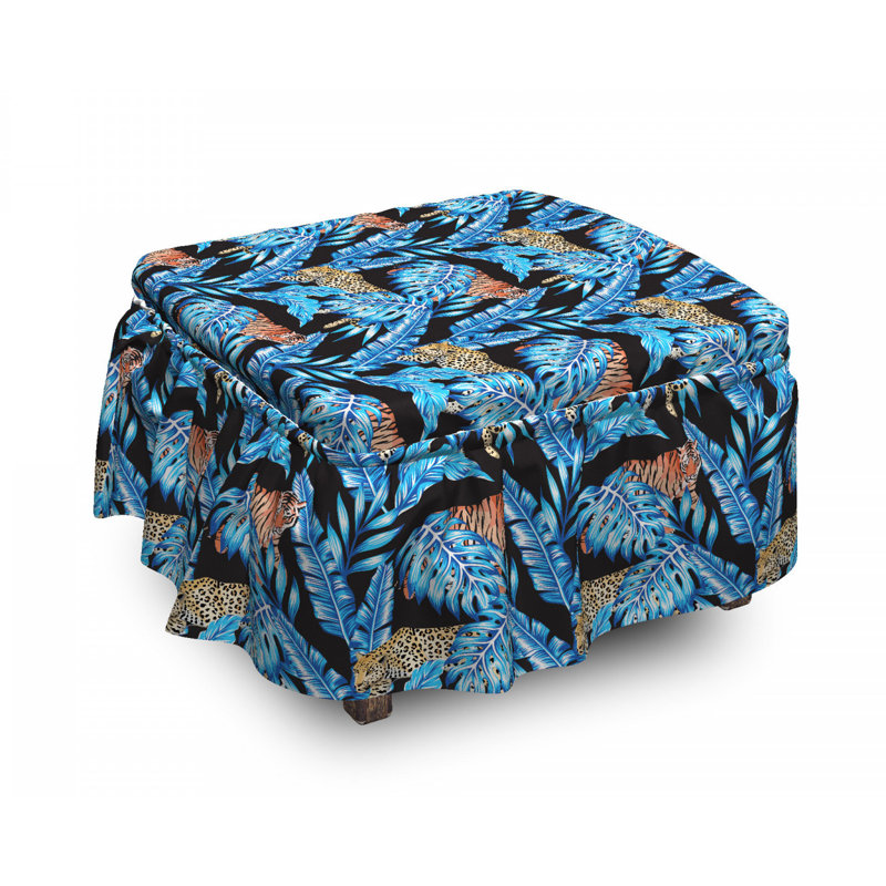 Housse pour repose-piedss tropicale hawaii