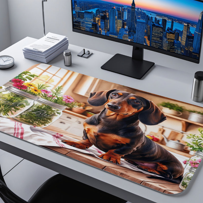 Polyester Desk Pad, 31.5x15.5