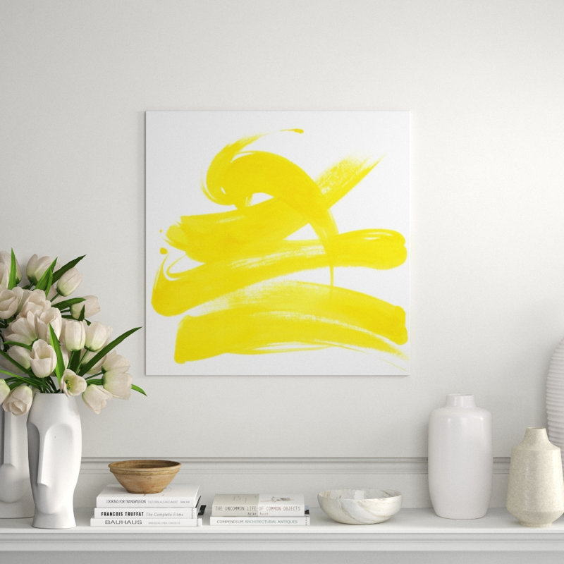Color Rush V Print by Janice Sadler, 30" H x 30" W, Brush Gel