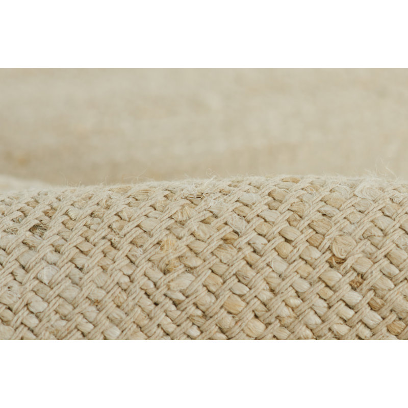 Handmade Handwoven Jute/Sisal Area Rug in Ivory, Runner 2'3" x 8'
