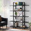  Bibliothèque H 70,5 "x l 47,3", étagère de rangement ouverte à 5 niveaux-173140116