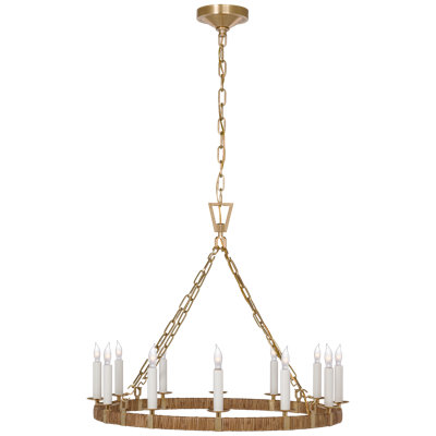 Darlana 12 - Light Wagon Wheel Chandelier