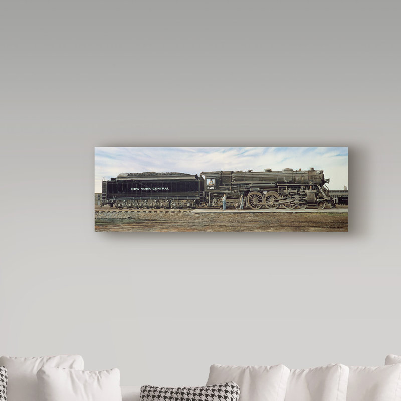 "Jack Wemp N Y central Hudson", reproduction d’art sur toile, H 6 po x l 19 po x P 2 po