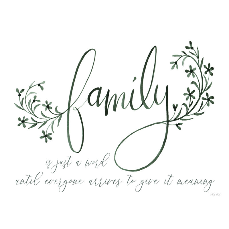 Islandais Family Is - impression sur toile tendue, H 8 po x l 12 po