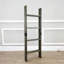 Échelle de couverture de style campagnard rustique 4 pieds, échelle en bois décorative inclinée au mur, bois de pin de style échelle