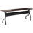 Rectangle Flip Top 23.63'' L Training Table with Casters and Modesty Panel and Cable Management-73574290-20685666-20685665