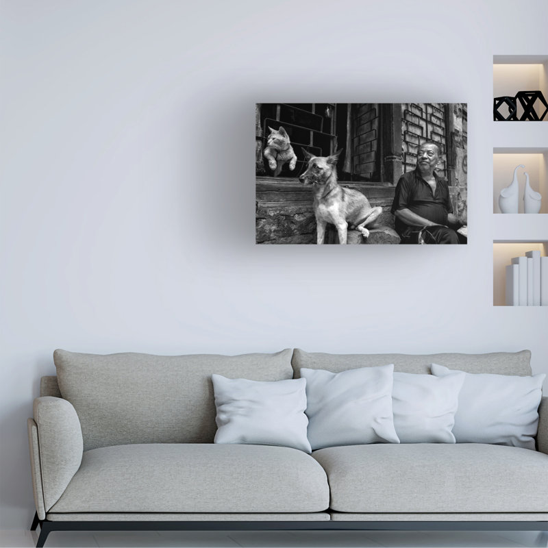 Haitham AL Farsi Good Fellas Canvas Art, H 30 po x l 47 po