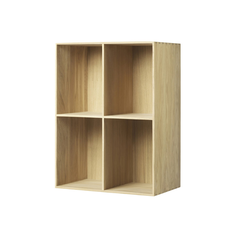 Mogens Kock B98 Solid Wood Bookcase, (4 Shelves) 21.26"H x 28.35"W x 12.6"D