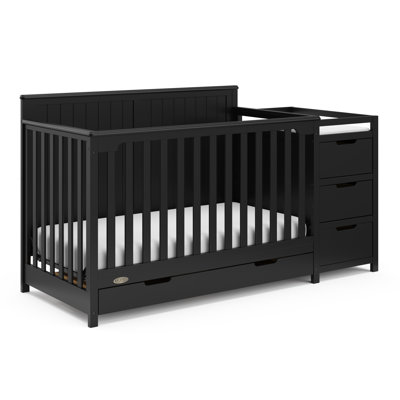 Hadley 5-In-1 Convertible Crib And Changer With Mattress