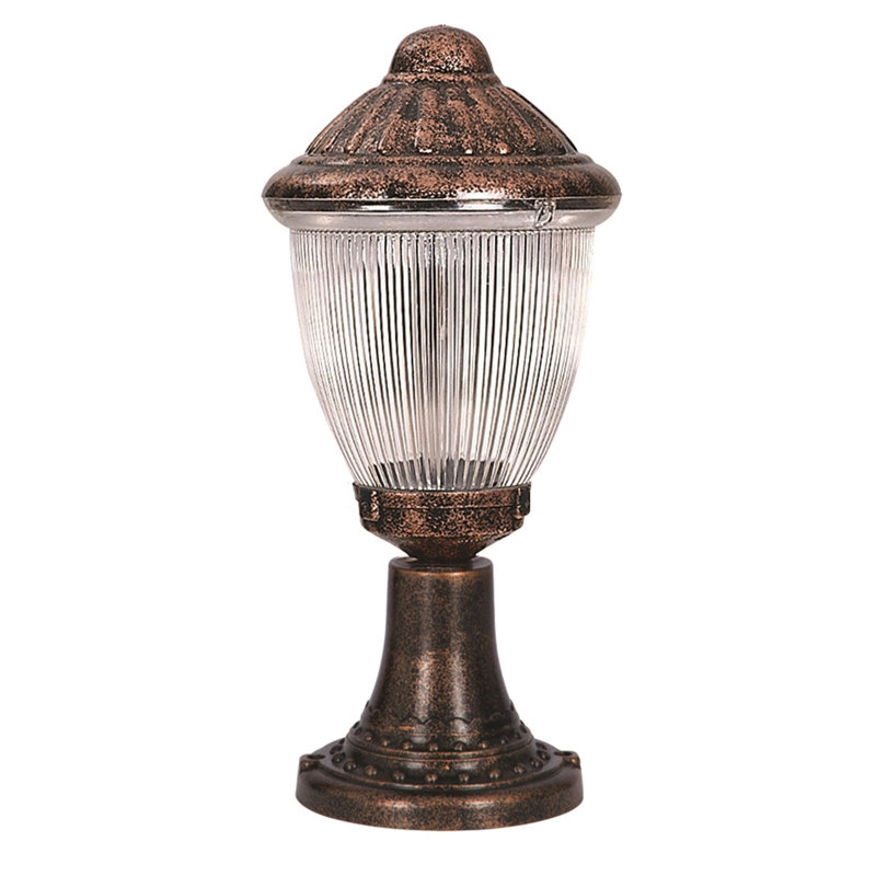 Outdoor Wall Lamp | Traditional Brown ABS Body, 21.3 x 9.1 inches | Industrial Style with Polycarbonate Cap | E27 Socket, Max 40W, IP65 Rated | Perfect for Nostalgic American Traditional Exteriors