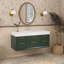 Meuble-lavabo mural simple 48 po avec plateau en marbre-472926339