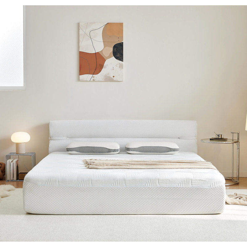 Matelas très grand tout-en-un avec fonction de refroidissement, mousse, soulagement des pointes, lit et matelas antidérapants, tissu froid, fermeté moyenne, réduction, idéal pour les couples