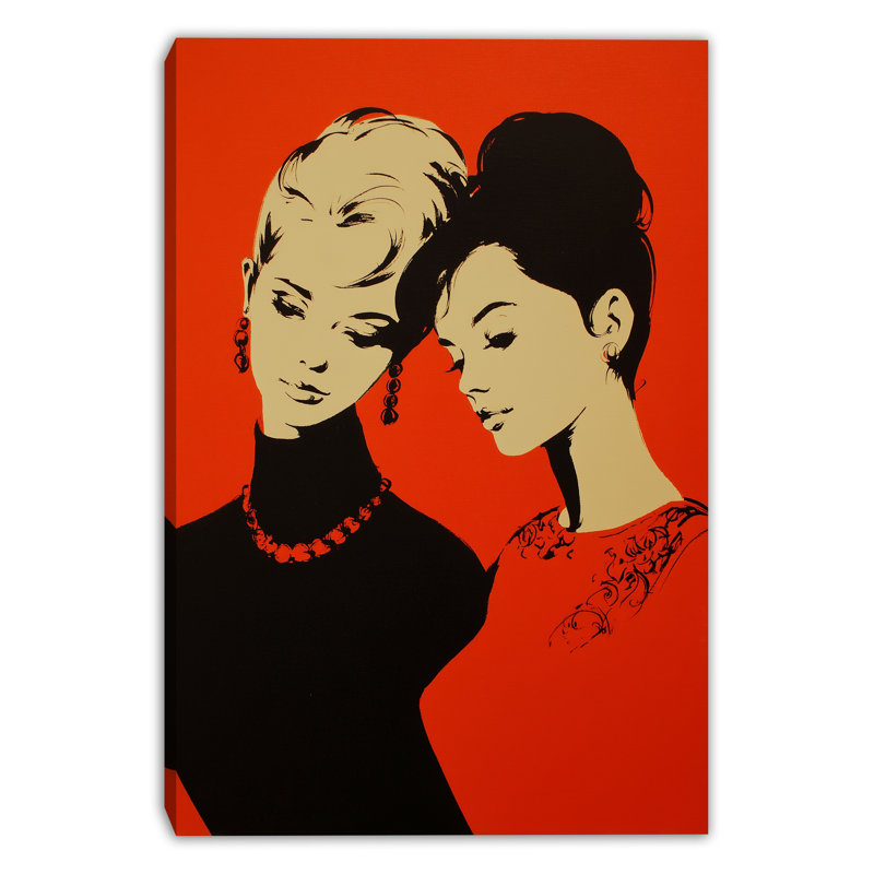Twin Secrets Wrapped Canvas Wall Art, 16"H x 12"W x 1"D