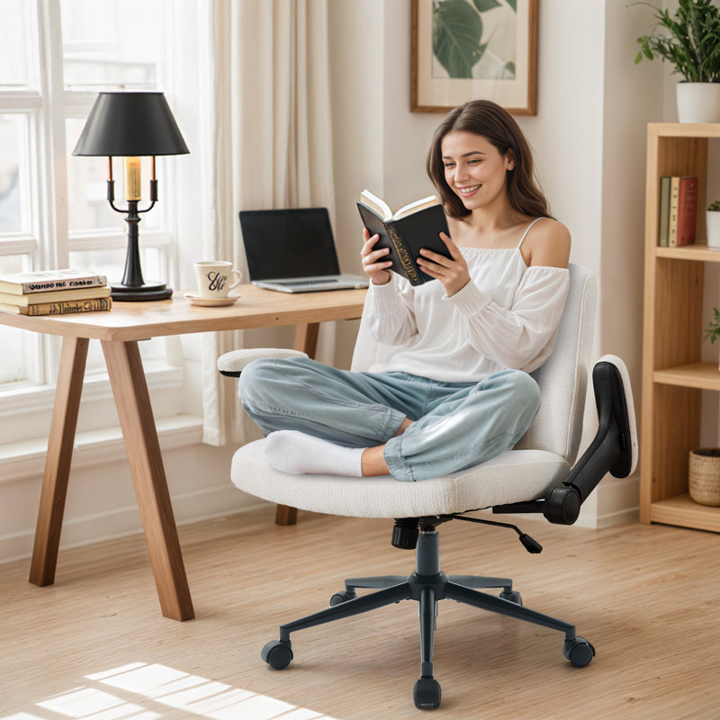 Chaise de bureau Criss Cross, Beige