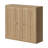 Wall-Mounted Bathroom Double-Door Medicine Cabinet With Vertical Grooved Design For Bathrooms, Restrooms And Hallways